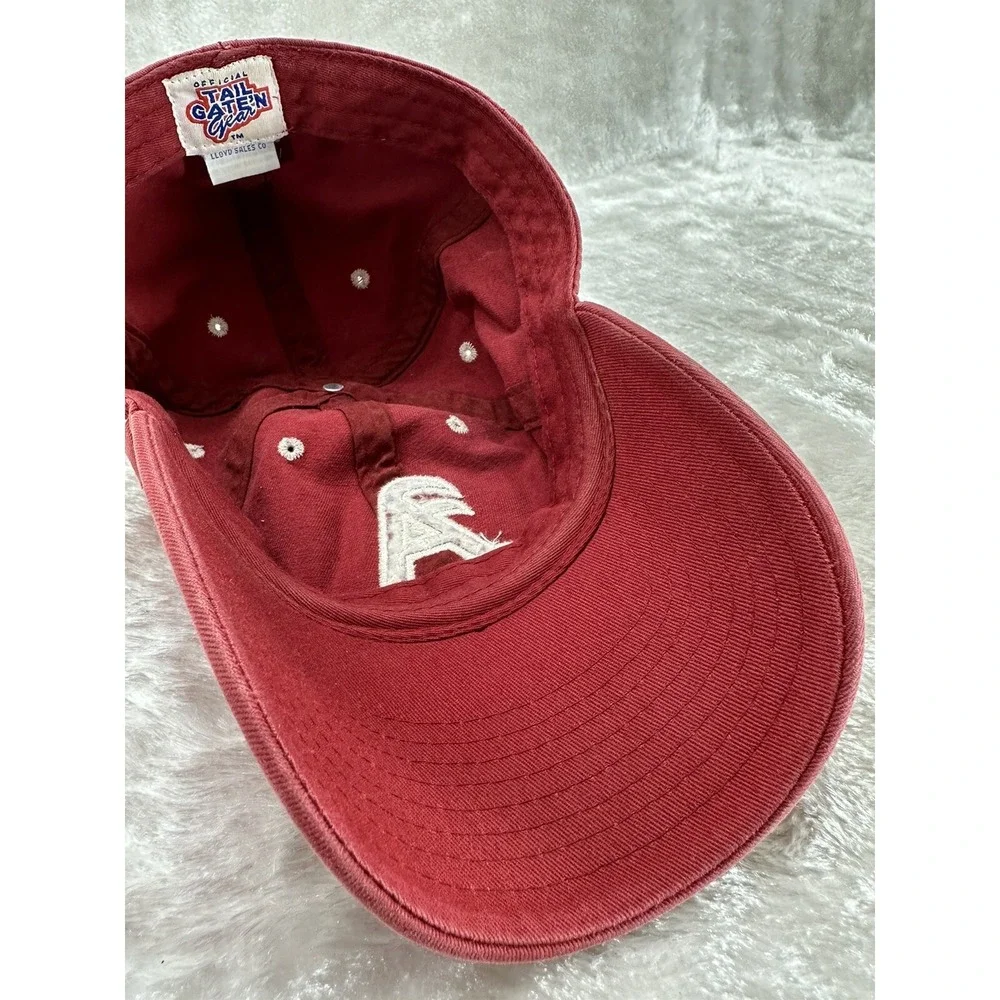Tail Gate'n‎ Gear Arkansas Razorbacks Red Retro Baseball Cap Hat – Pre-Owned - Picture 10 of 13